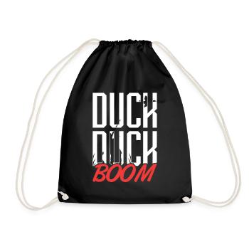 J’aime plus la chasse au canard étant un papa chasse au canard - Sac de sport léger - noir - Devant