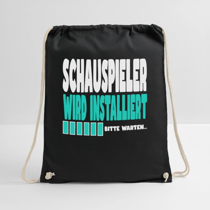 Schauspieler wird installiert Turnbeutel
