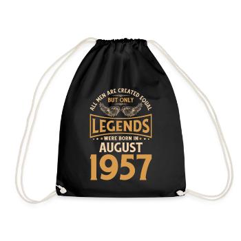 Anniversaire Les légendes ont été gebo en août 1957 - Sac de sport léger - noir - Devant