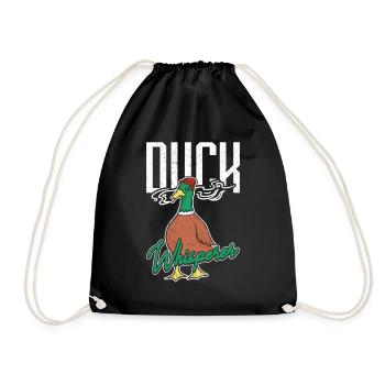 Duck Whisperer Entenjagd - Turnbeutel - Schwarz - Vorne