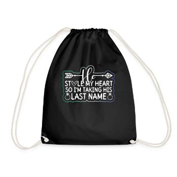 Gay Groom Gay Wedding Gay - Drawstring Bag - black - Front