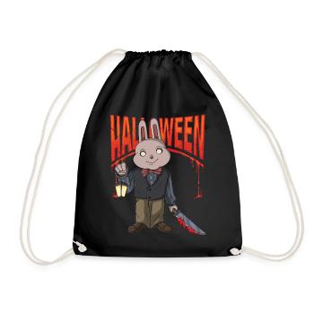Zombie Gruslig Monster Halloween Tot Horrorfilm - Turnbeutel - Schwarz - Vorne
