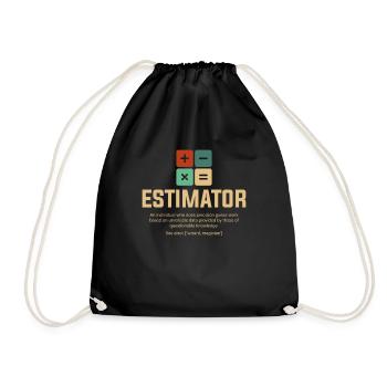 estimator definition, estimator - Turnbeutel - Schwarz - Vorne