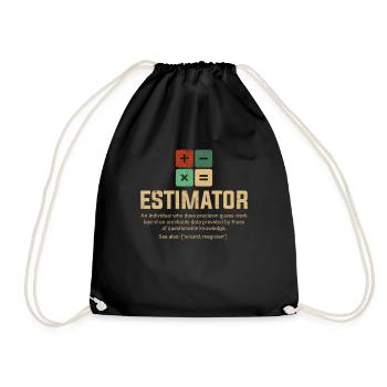 estimator definition, estimator - Turnbeutel - Schwarz - Vorne