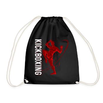 Kickboxer Arts Martiaux Kickboxing Kickboxen - Sac de sport léger - noir - Devant