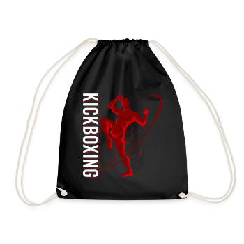 Kickboxer Arts Martiaux Kickboxing Kickboxen - Sac de sport léger - noir - Devant