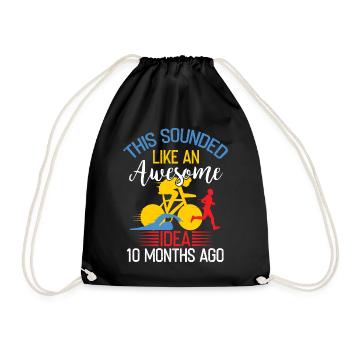 Idée géniale il y a 10 mois Triathlon - Sac de sport léger - noir - Devant