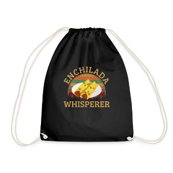 Enchilada Whisperer, enchiladas - Turnbeutel - Schwarz - Vorne