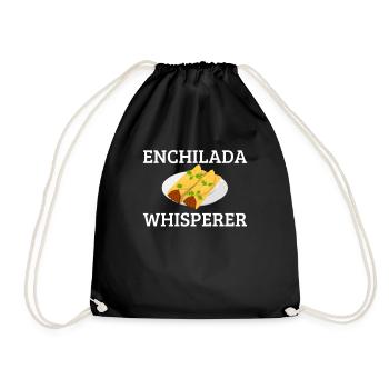 Enchilada Whisperer, enchiladas - Turnbeutel - Schwarz - Vorne
