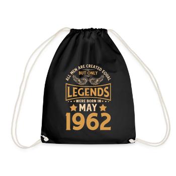 60e anniversaire 60 légendes ont été gebo en mai 1962 - Sac de sport léger - noir - Devant