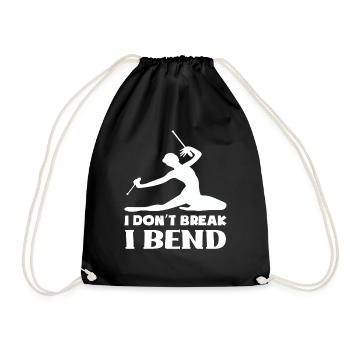 Gymnastique rythmique Gymnastique - Sac de sport léger - noir - Devant