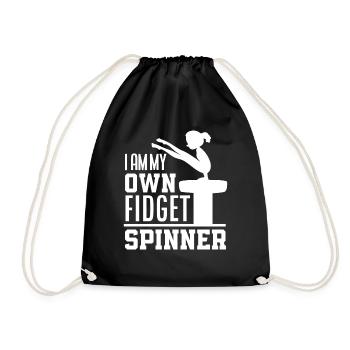 Gymnastique Gymnaste Athlète Cadeau Gymnastique Artistique - Sac de sport léger - noir - Devant