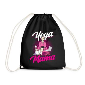 Yoga Mama Mami Hobby Mère - Sac de sport léger - noir - Devant