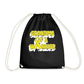 Chemise de sensibilisation au cancer infantile, grand-mère d’un - Sac de sport léger - noir - Devant