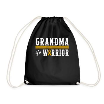 Chemise de sensibilisation au cancer infantile, grand-mère d’un - Sac de sport léger - noir - Devant