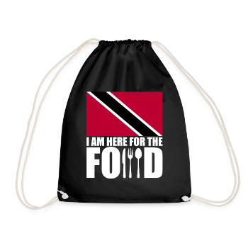 Trinidad Tobago holiday travel souvenir - Drawstring Bag - black - Front