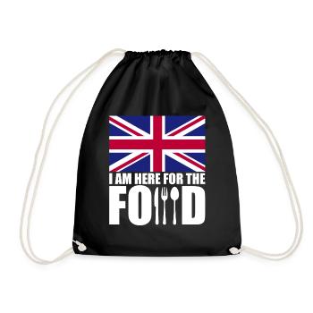 Royaume-Uni Royaume-Uni souvenir de voyage de vacances - Sac de sport léger - noir - Devant