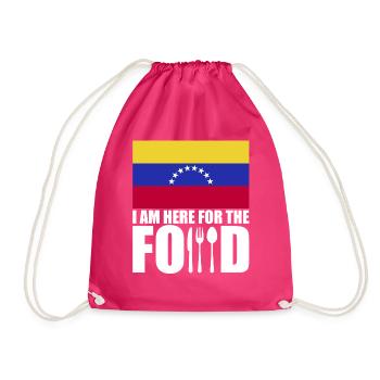 Venezuela holiday trip souvenir - Drawstring Bag - fuchsia - Front