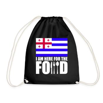 Adjara holiday travel souvenir - Drawstring Bag - black - Front