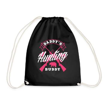 Kids Girl Papa’s Hunting Buddy Fille - Sac de sport léger - noir - Devant