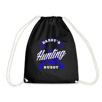 Enfants Garçon Papa Chasseur Buddy Fils - Sac de sport léger - noir - Devant