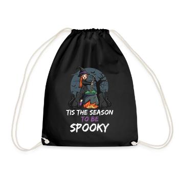 Witch - Drawstring Bag - black - Front