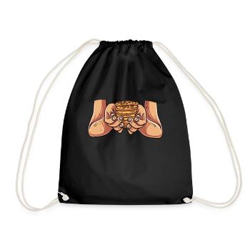 Cuisson des biscuits - Sac de sport léger - noir - Devant