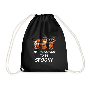Owl Coffee - Drawstring Bag - black - Front