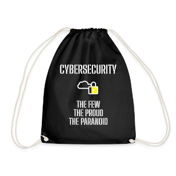 Cybersecurity - IT-Sicherheit Informatiker - Turnbeutel - Schwarz - Vorne
