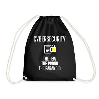 Cybersécurité - Informaticiens en sécurité des TI - Sac de sport léger - noir - Devant