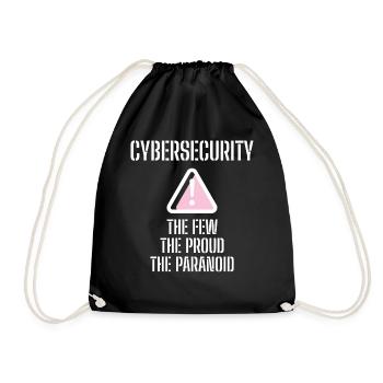 Cybersécurité - Informaticiens en sécurité des TI - Sac de sport léger - noir - Devant