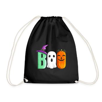 The Three Boo Witch Ghost Pumpkin Costume - Turnbeutel - Schwarz - Vorne