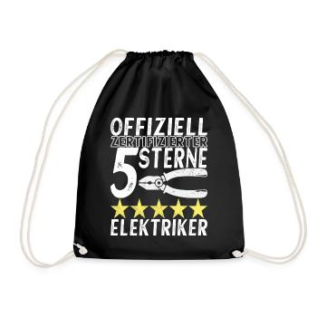 Technicien électricien en électronique - Sac de sport léger - noir - Devant