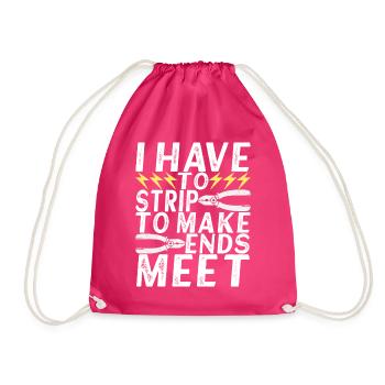 Électricien Électronicien Technicien en Electronique - Sac de sport léger - fuchsia - Devant