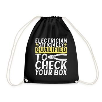 Électricien Électronicien Technicien en Electronique - Sac de sport léger - noir - Devant