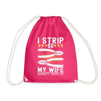 Électricien Électronicien Technicien en Electronique - Sac de sport léger - fuchsia - Devant