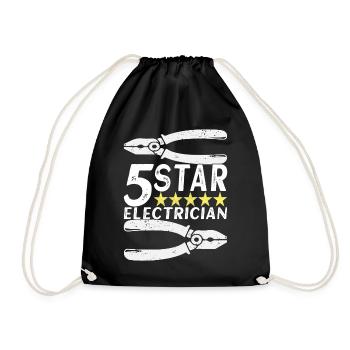 Technicien électricien en électronique - Sac de sport léger - noir - Devant
