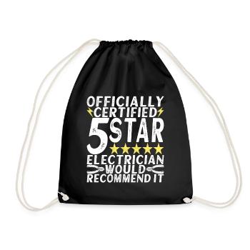 Électricien Électronicien Technicien en Electronique - Sac de sport léger - noir - Devant
