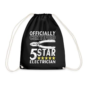 Technicien électricien en électronique - Sac de sport léger - noir - Devant