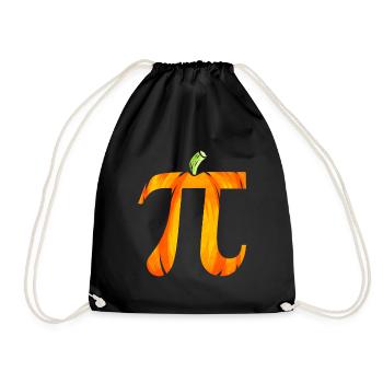 Tarte à la citrouille Pi Halloween - Sac de sport léger - noir - Devant