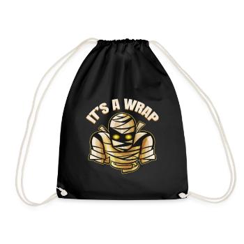 Maman effrayante C’est un Wrap Halloween - Sac de sport léger - noir - Devant