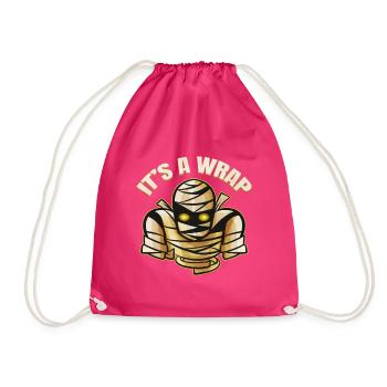 Maman effrayante C’est un Wrap Halloween - Sac de sport léger - fuchsia - Devant
