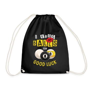 Pocketologist Billard Piscine Billard 8 Femme - Sac de sport léger - noir - Devant