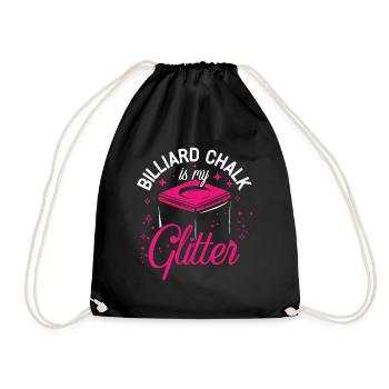 Pocketologist Billard Piscine Billard 8 Femme - Sac de sport léger - noir - Devant
