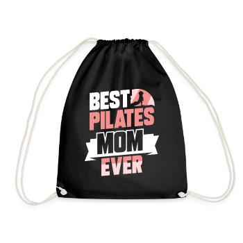 Meilleure mère de Pilates jamais amoureuse de maman - Sac de sport léger - noir - Devant