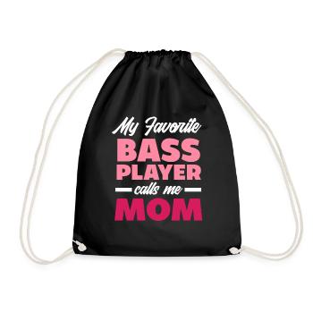 Guitar Mama Bassiste - Sac de sport léger - noir - Devant