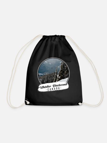 Whistler Blackcomb Kanada Souvenir - Turnbeutel - Schwarz