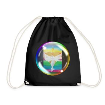 Rainbow Angel of Love Sonja Ariel von Staden - Drawstring Bag - black - Front