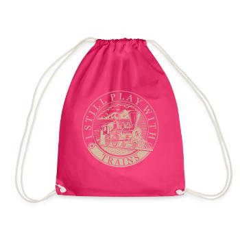 Zug Modellbauer, Modelllokomitive Lok Lokomotive - Turnbeutel - Fuchsia - Vorne