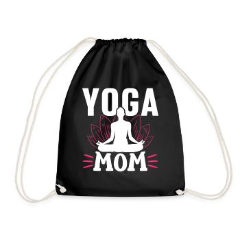 Yoga Mama Mami Mère Hobby - Sac de sport léger - noir - Devant